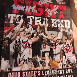 Ohio State Buckeyes National Championship Autograph Signed 