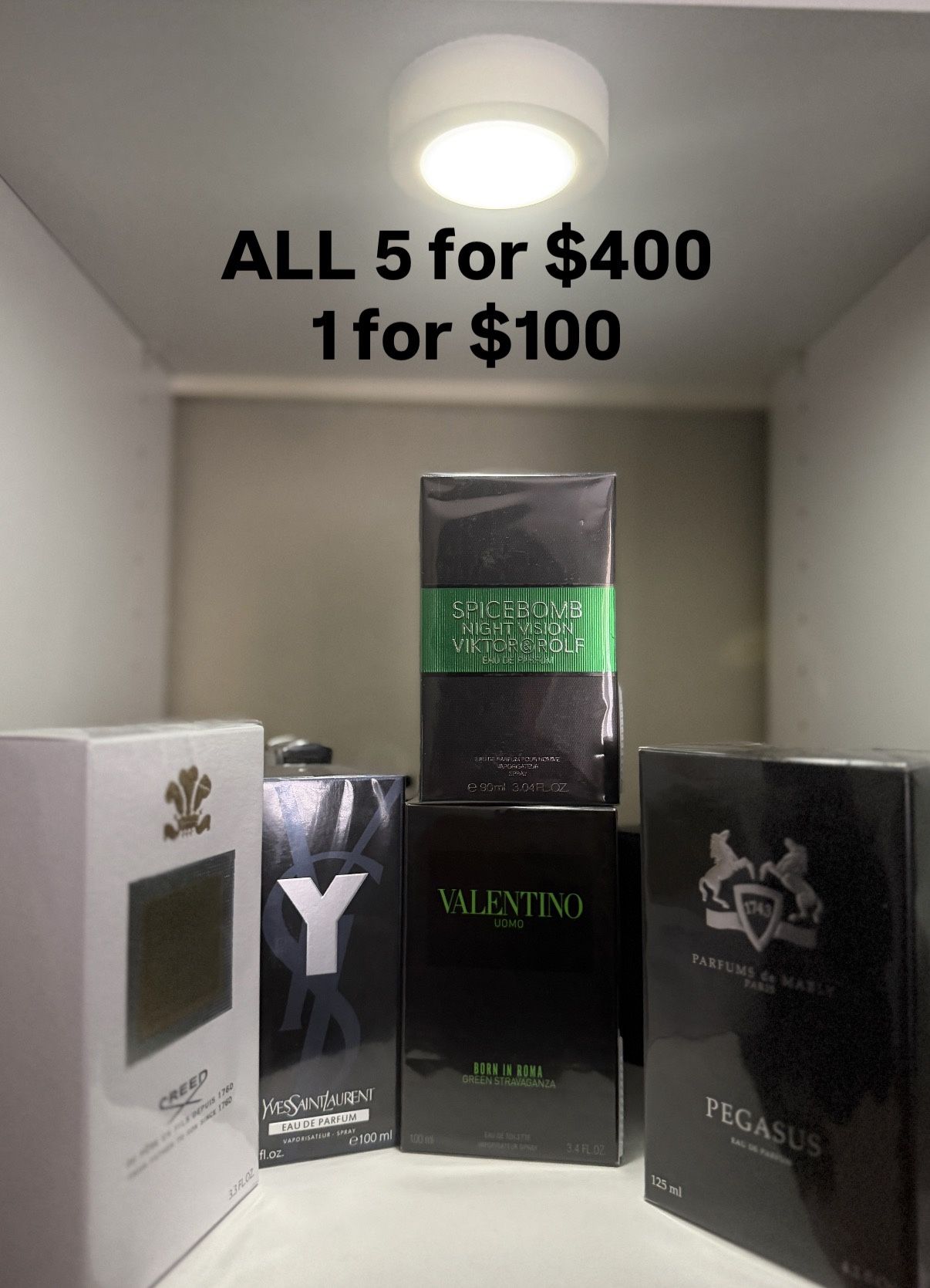 Cologne Variety For Sale. All 3.4 Oz