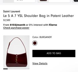 LV patent leather