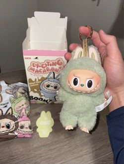 100% AUTHENTIC POP MART Labubu The Monsters Exciting Macaron Vinyl - Green Grape