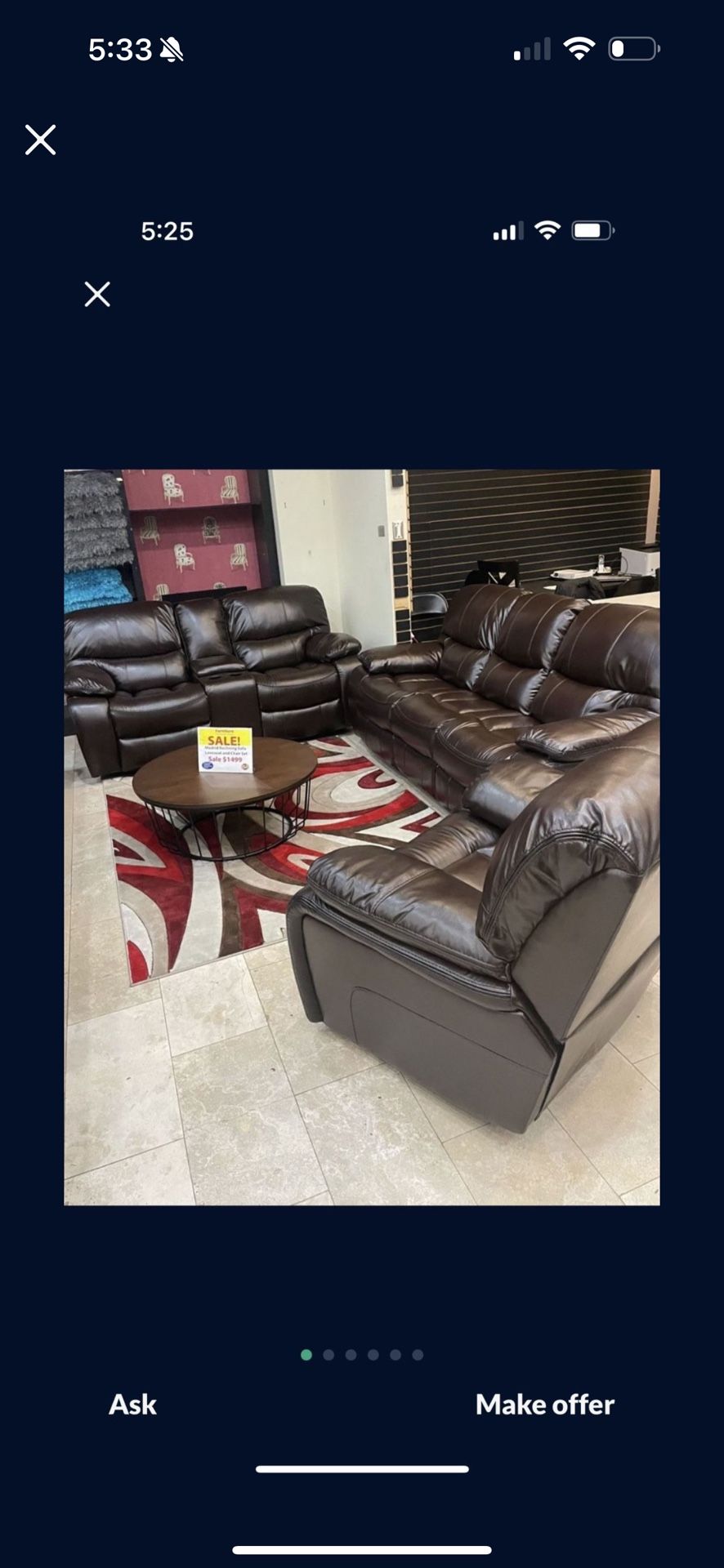 GORGEOUS BROWN MADRID SOFA AND LOVESEAT!$899!*SAME DAY DELIVERY*NO CREDIT NEEDED*EASY FINANCING*HUGE SALE*