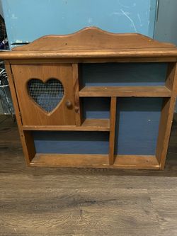 Vintage wooden shelf