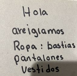 Se Arregla Ropa $5