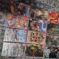 Switch and PS4 games (mostly RPGs)