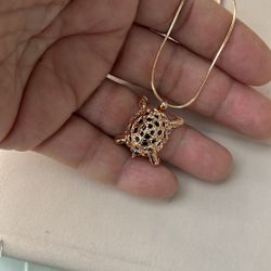 14k gold plated necklace