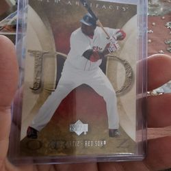 Boston Red Sox David Ortiz Pedro Martinez Baseball Cards 