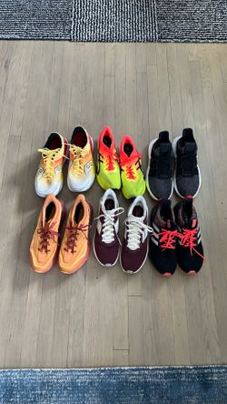 6 Pairs of Mens Sneakers - All Size 12