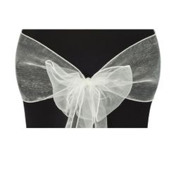 Moños De Organza Para Sillas 