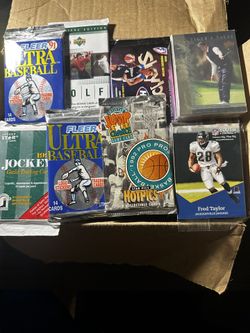 Box Of Sports Cards ! Good Offers ( Selling Individually )