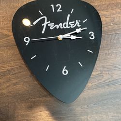Wall Clock (Guitar Pick)