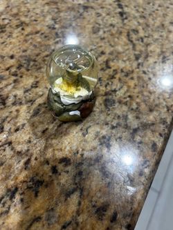 Wolf snow Globe