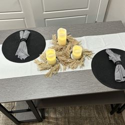 Dinning Table Set, Grey 