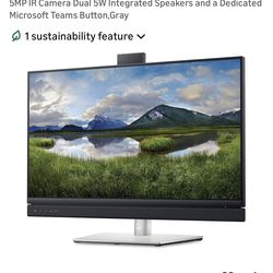 Dell 27 2K Video Conferencing Monitor C2722DE w/ Pop-Up Camera & Speakers