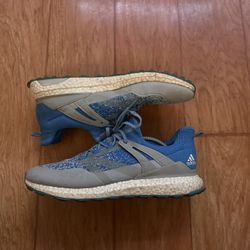 Blue & Grey Adidas Cross knit Boost Golf Shoes Size 12.5