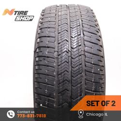 Pair of 2 Used 8.5/32    275/65R18  116T  Michelin  Primacy XC