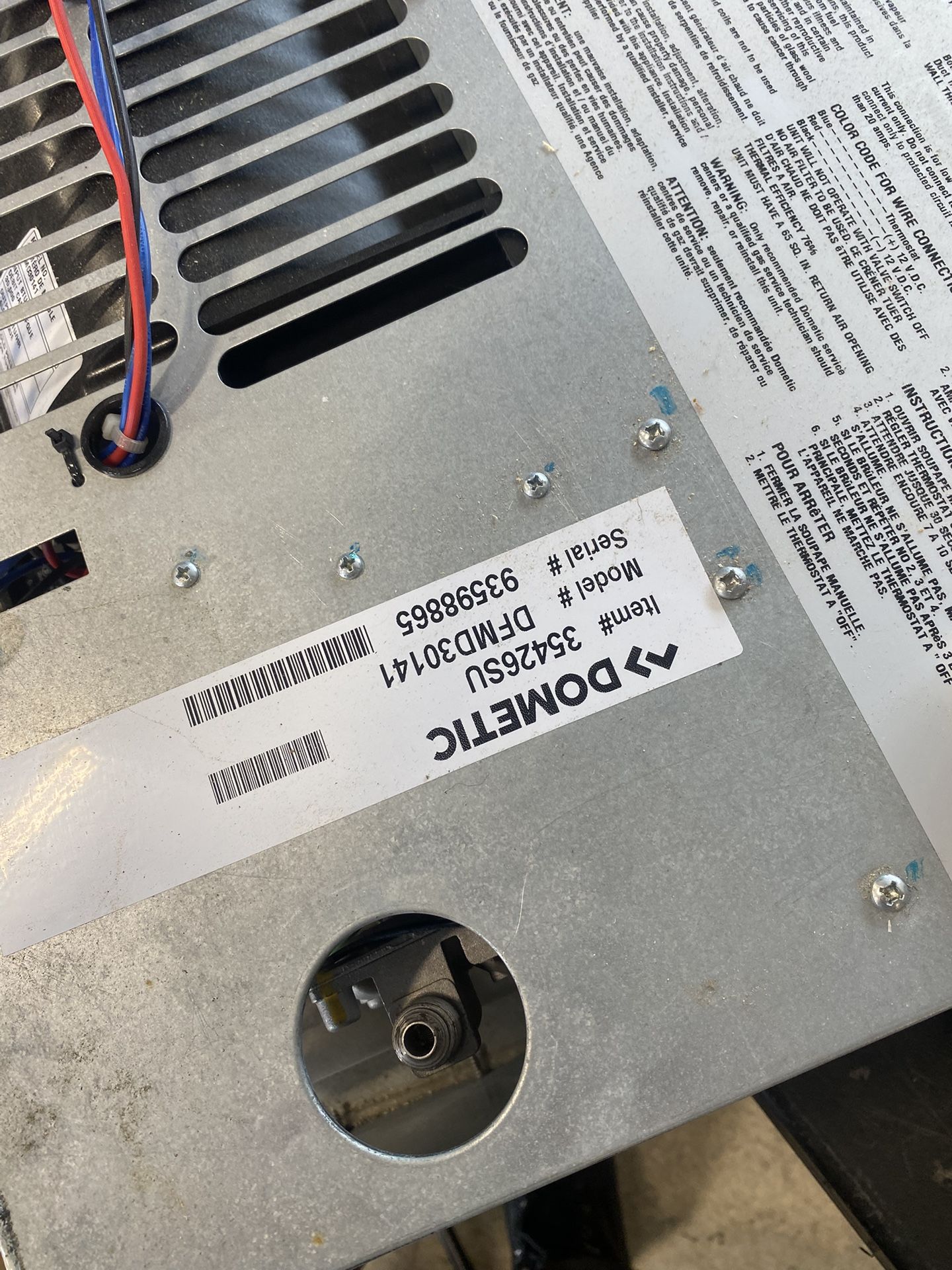 Dometic Rv Furnace Dfmd30141