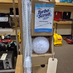 NEW Turbo Scrub 360 Handheld Power Scrubber