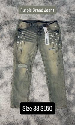 Purple jeans