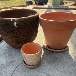 Terracotta Clay Garden Plant Pots
