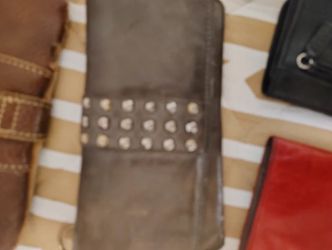 Genuine Leather Wallet Collection 9 Wallets Men's Women's