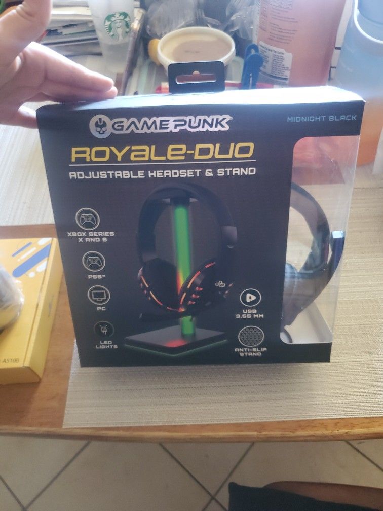 Game Punck Royal Duo Headphones RGB gamer