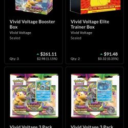 Pokemon Vivid Voltage Sealed 