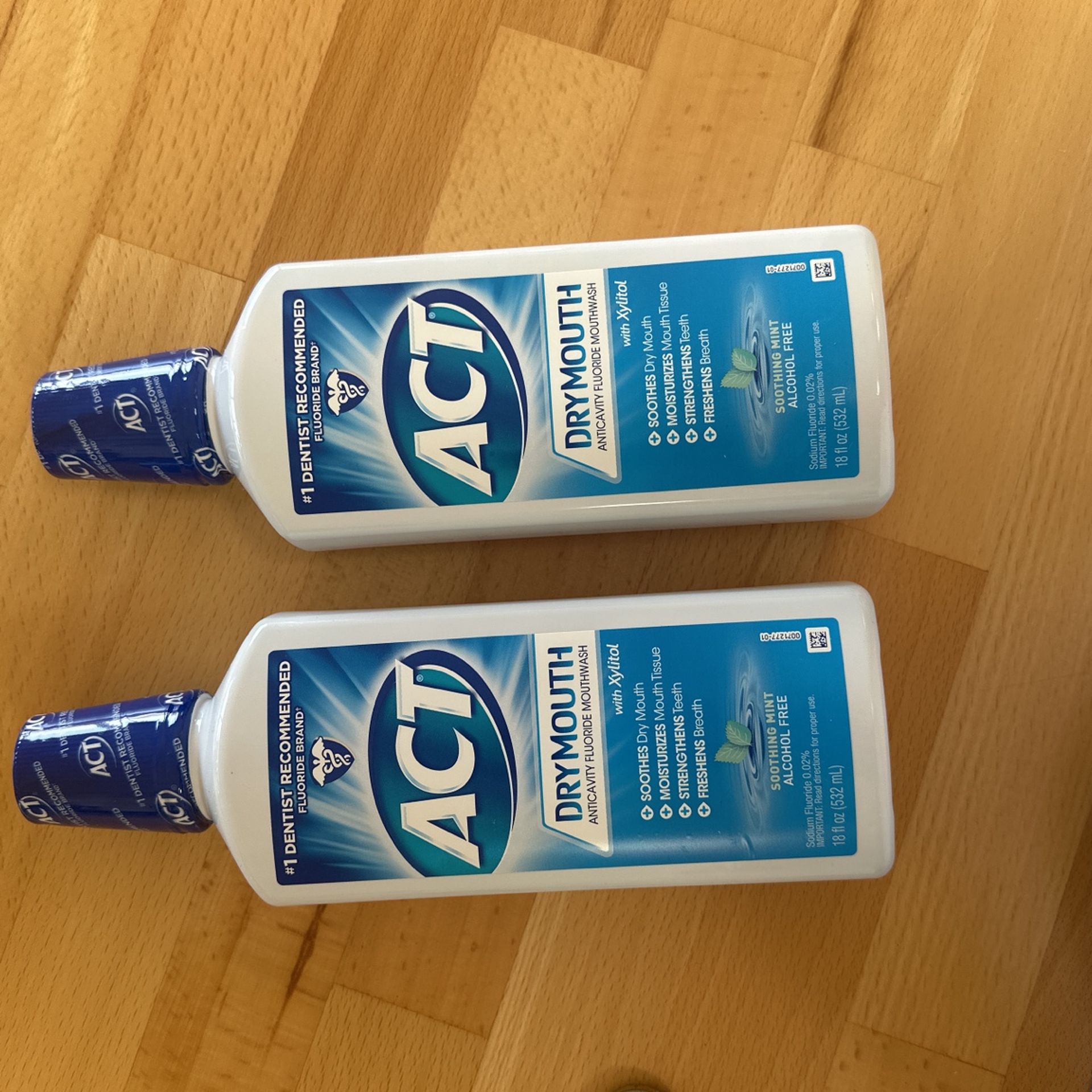 ACT Fluoride Mouthwash X2 OBO