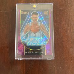 Victor Wembanyama Select Neon Icon # /75