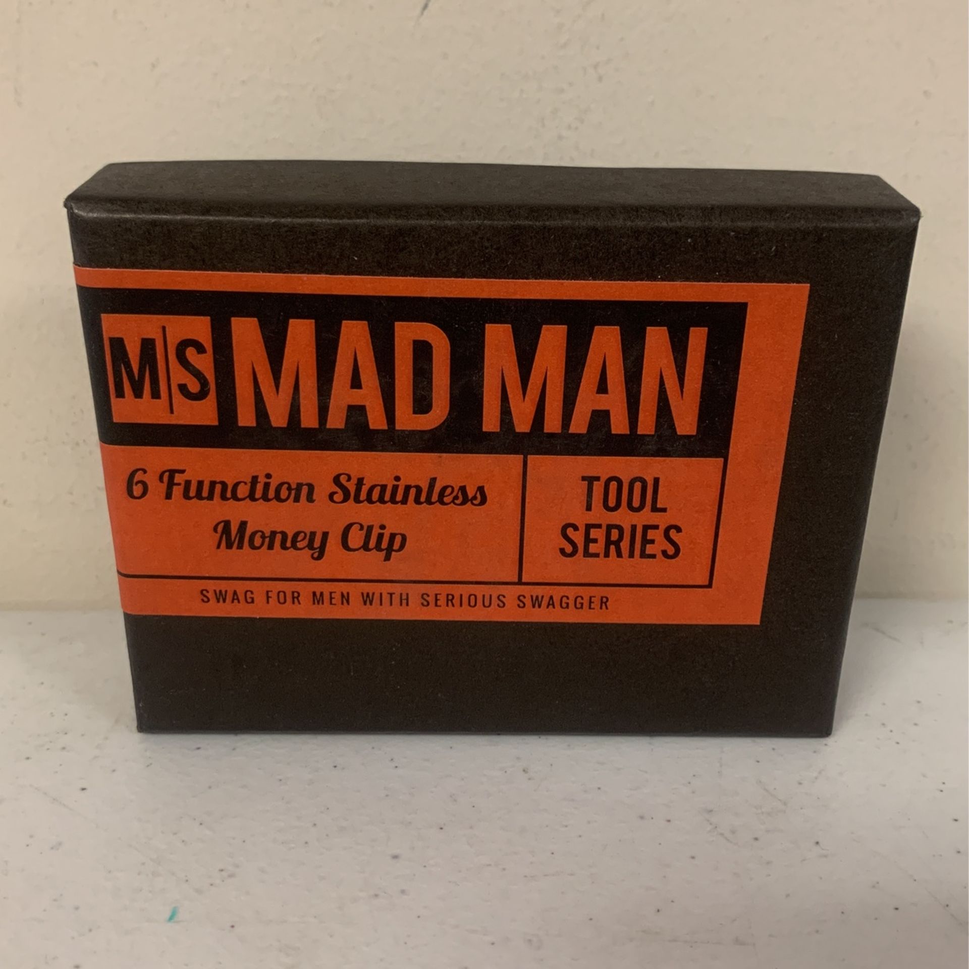 Mad Man 6 Function Stainless Money Clip.