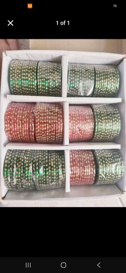 Glass bangles
