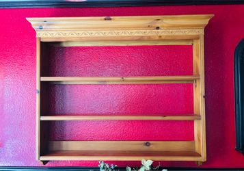 Ethan Allen (plate)wall shelves