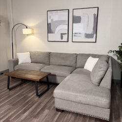 Costco Gray Sectional Couch DELIVERY WITHIN A WEEK