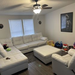 Leather Sectional