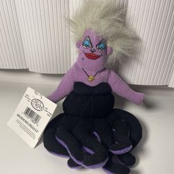The Disney Store The Little Mermaid Ursula Sea Witch Plush New w/ Tag