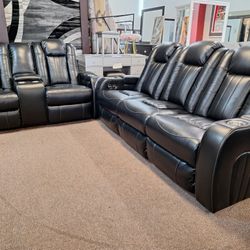 Power Recliner Sofa And Love Seat 