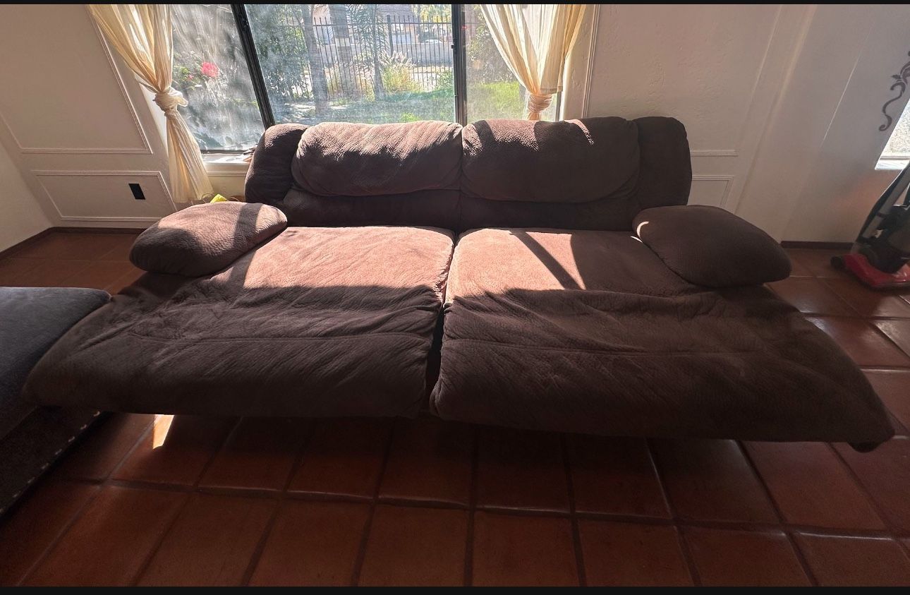 SUPER Comfortable Fabric Couch