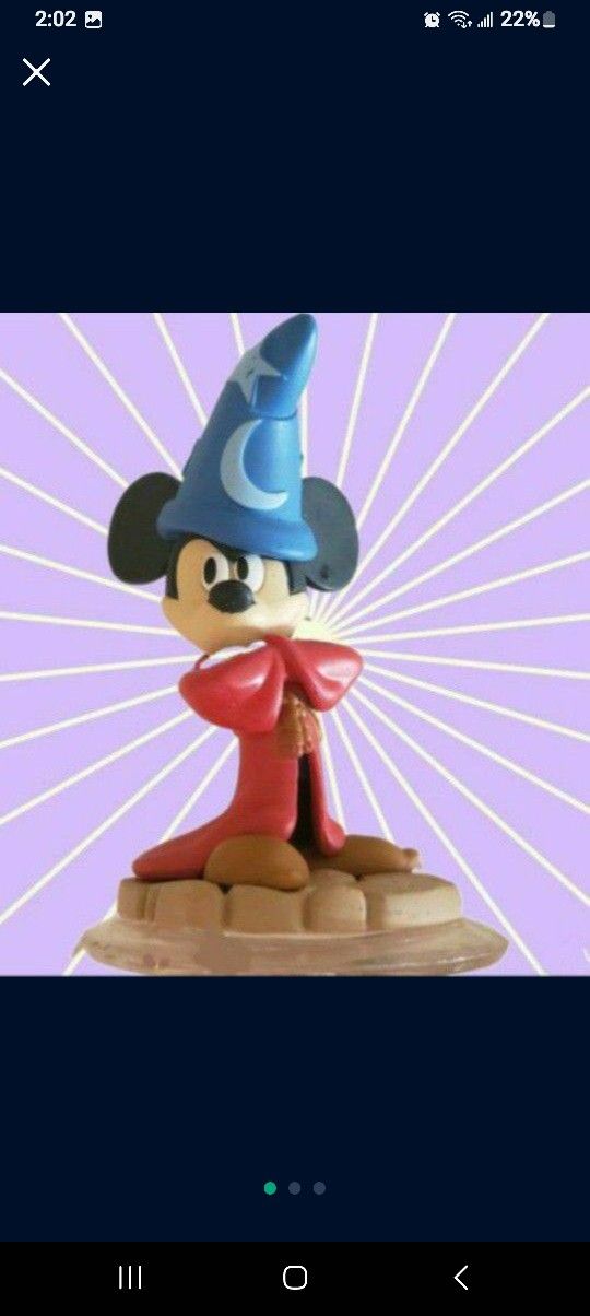 Disney Infinity Sorcerer's Apprentice 3 in Action Figure Nice!