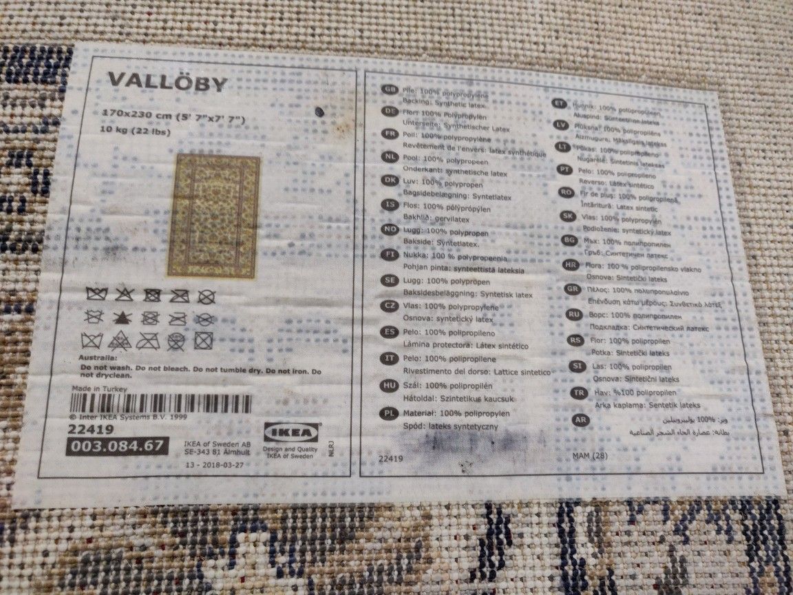 Ikea Valloby Rug for Sale in New York, NY - OfferUp