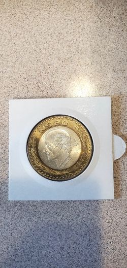 1993 20 Pesos Mexicanos