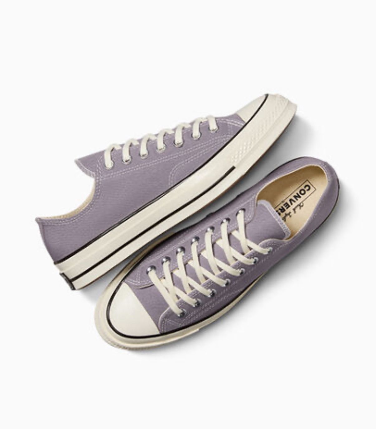Lavender Purple Like New Converse Sneakers