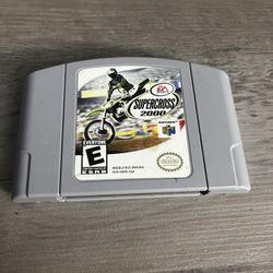 Super Cross 2000 Nintendo 64 Game 