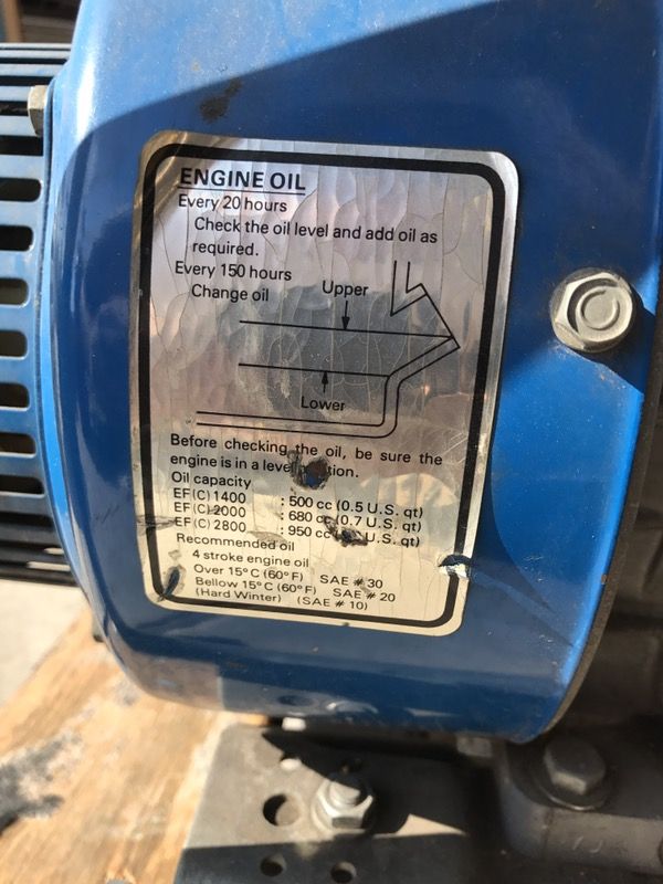 Yamaha EF 2800 Generator for Sale in Mesa, AZ OfferUp