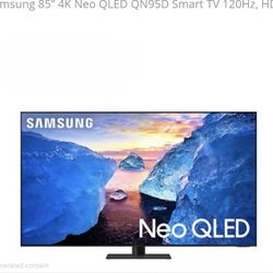 Samsung 85” 4K Neo QLED QN95D Smart TV 120Hz, HDR