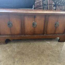Vintage Cedar Chest By Lane W/ Key