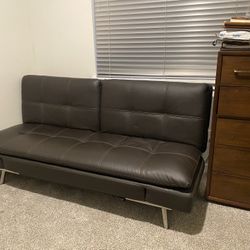 Costco Ravenna Euro Lounger Futon Couch w/ USB Charging 