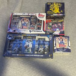 sealed pokemon & sports lot