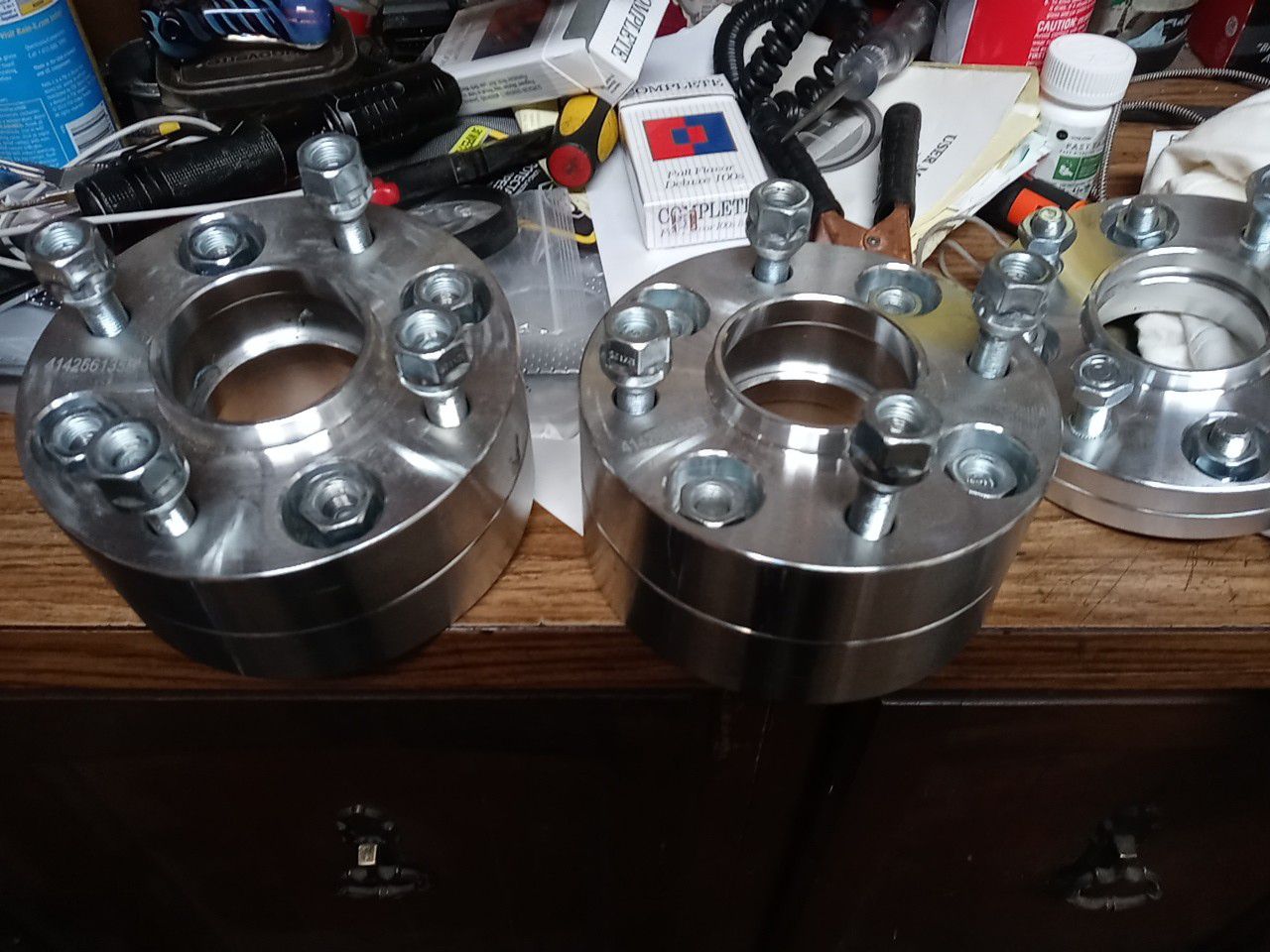 Wheel spacers size and info in first pic read that first