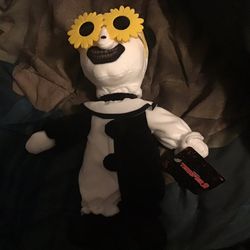 Terrifier 2 Art the Clown Yellow Flower Movable Sunglasses Plush
