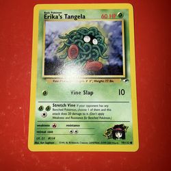 ERIKA’S TANGELA 79/132 - Gym Heroes - VINTAGE WOTC Pokemon Card - LP