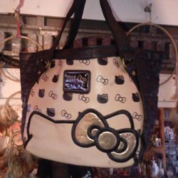 New Hello Kitty Black And Bridge  Bag